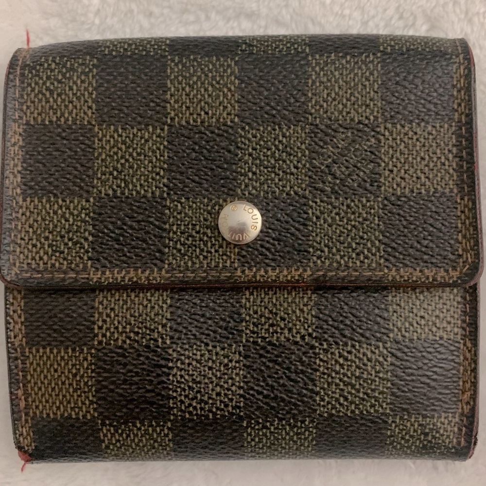 Louis Vuitton Brown Damier Compact Wallet